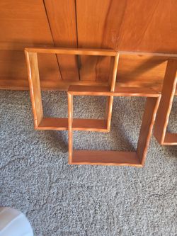 Mid Century Boho Trinket Shelves