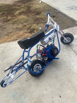 Fully built mini bike gts billet cam volts wheelie bar with big boy parts 🫣75+ hmu for specs