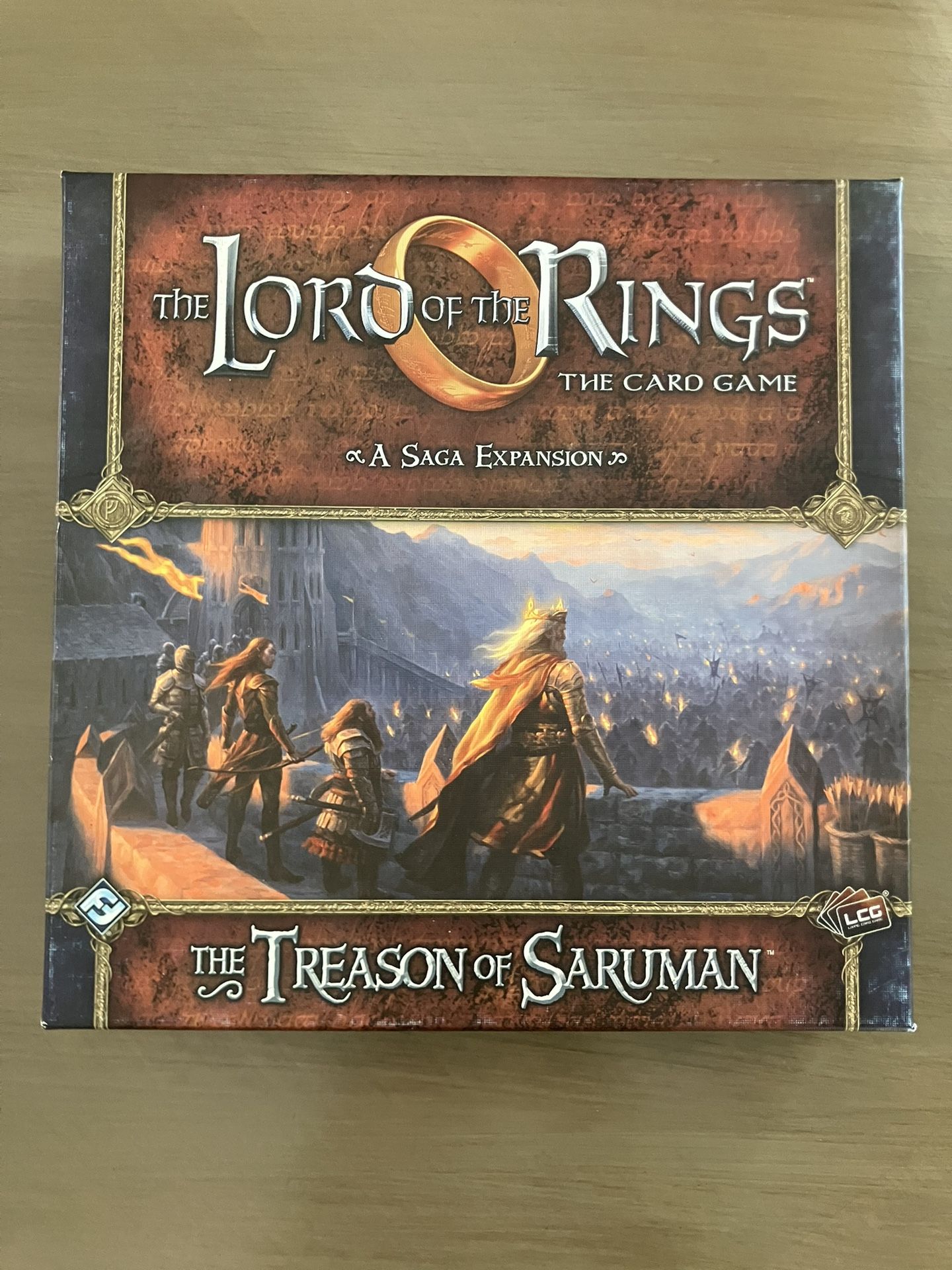 LotR LCG - The Treason of Saruman Saga Expansion – OOP - Fantasy Flight Games