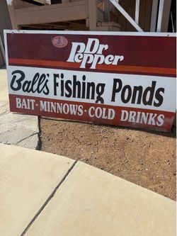 Vintage Dr Pepper sign