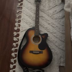 Fender FA Series Sunburst Acoustic-Electric Dreadnought 6-String Guitar