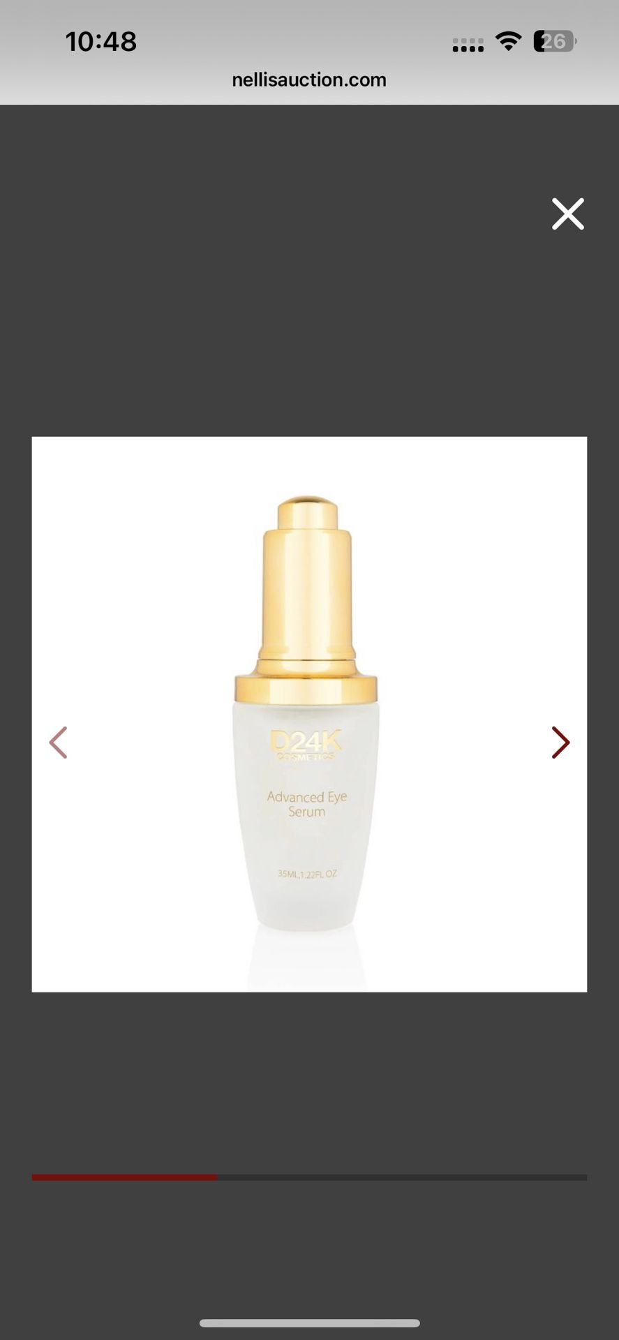 24K Gold Infused Advanced Eye Serum Contours Skin Around The Eyes Reducing Puffiness & Sagging While Lifting & Firming Skin New