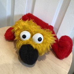 Oscar The Grouch Hand Puppet Animal Toys Plus Vintage Toy 10”