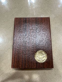 Original Wooden box $1 proof IKE Silver 1974-S Coin