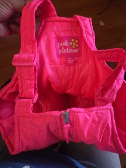 Girl Snow Suit/ Bib 6x (xs)