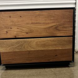 2X  2 Drawer Nightstand