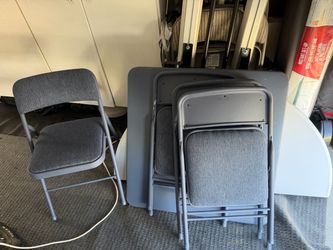 Folding Card Table and Chairs Set