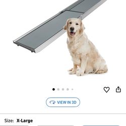 PetSafe Happy Ride Compact Telescoping Dog Ramp - Portable Pet Ramp for Cars, Trucks & SUVs with Adjustable Sizing - Non-Slip Design - Lightweight Pet