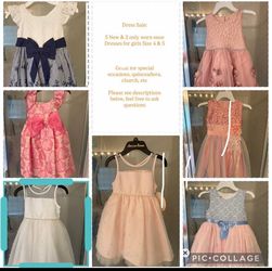 Girls Dress Sale size 4 & 5