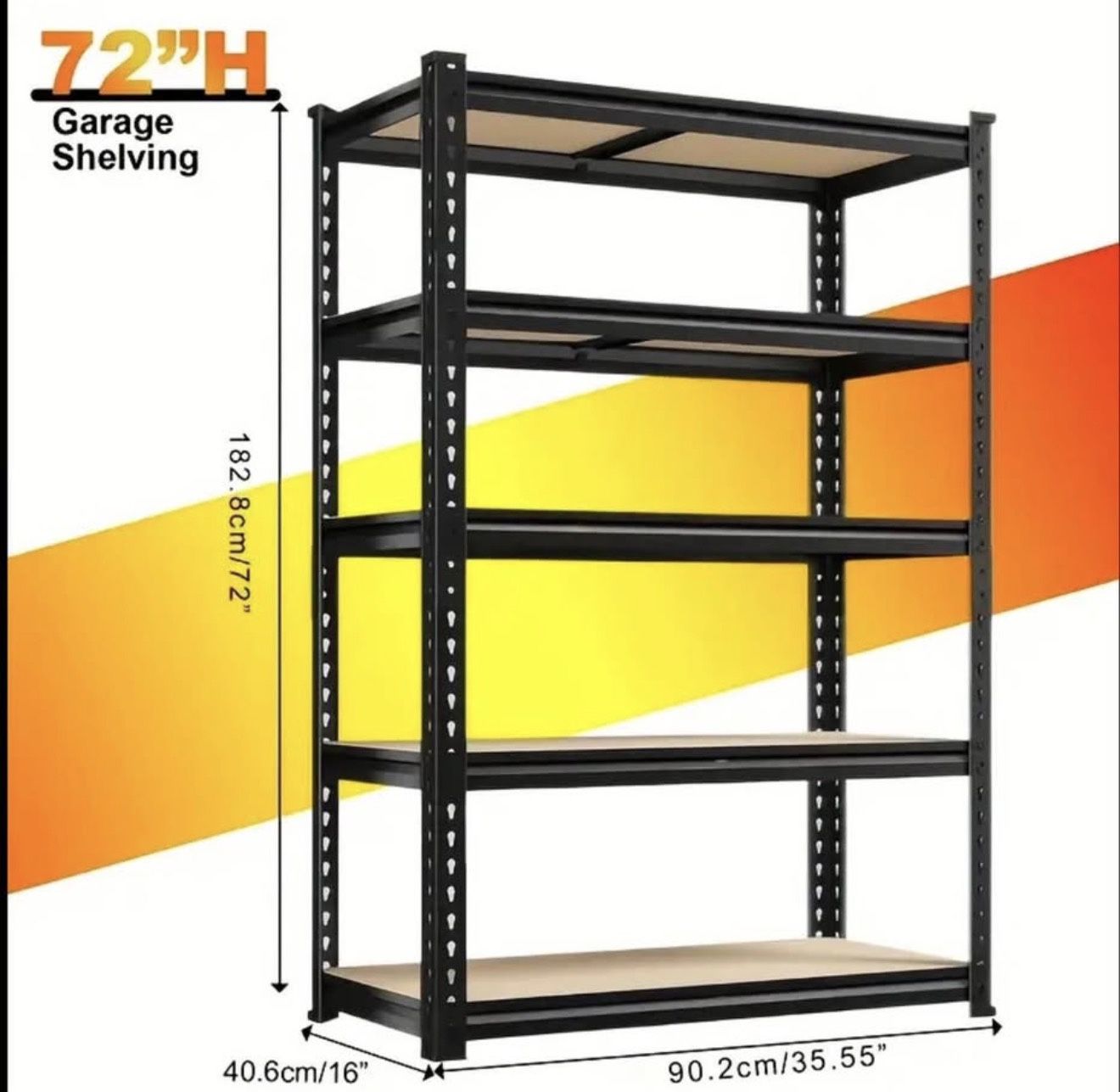 Metal Storage Rack 5-Tier