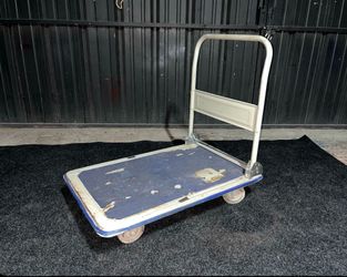 Platform Folding Pushing Cart (34” L x 23” W)