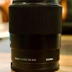 Sigma 30mm Emount
