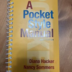 A Pocket Style Manual Ninth Edition 