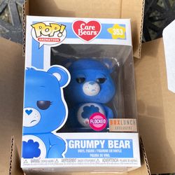 Grumpy Bear Flocked Exclusive #353