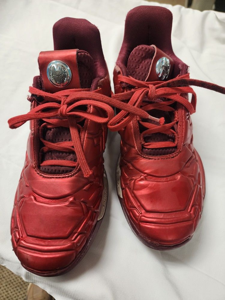 ADIDAS MARVEL JAMES HARDEN VOL 3 HEROES AMONG US SHOES IRON MAN SZ 4.5