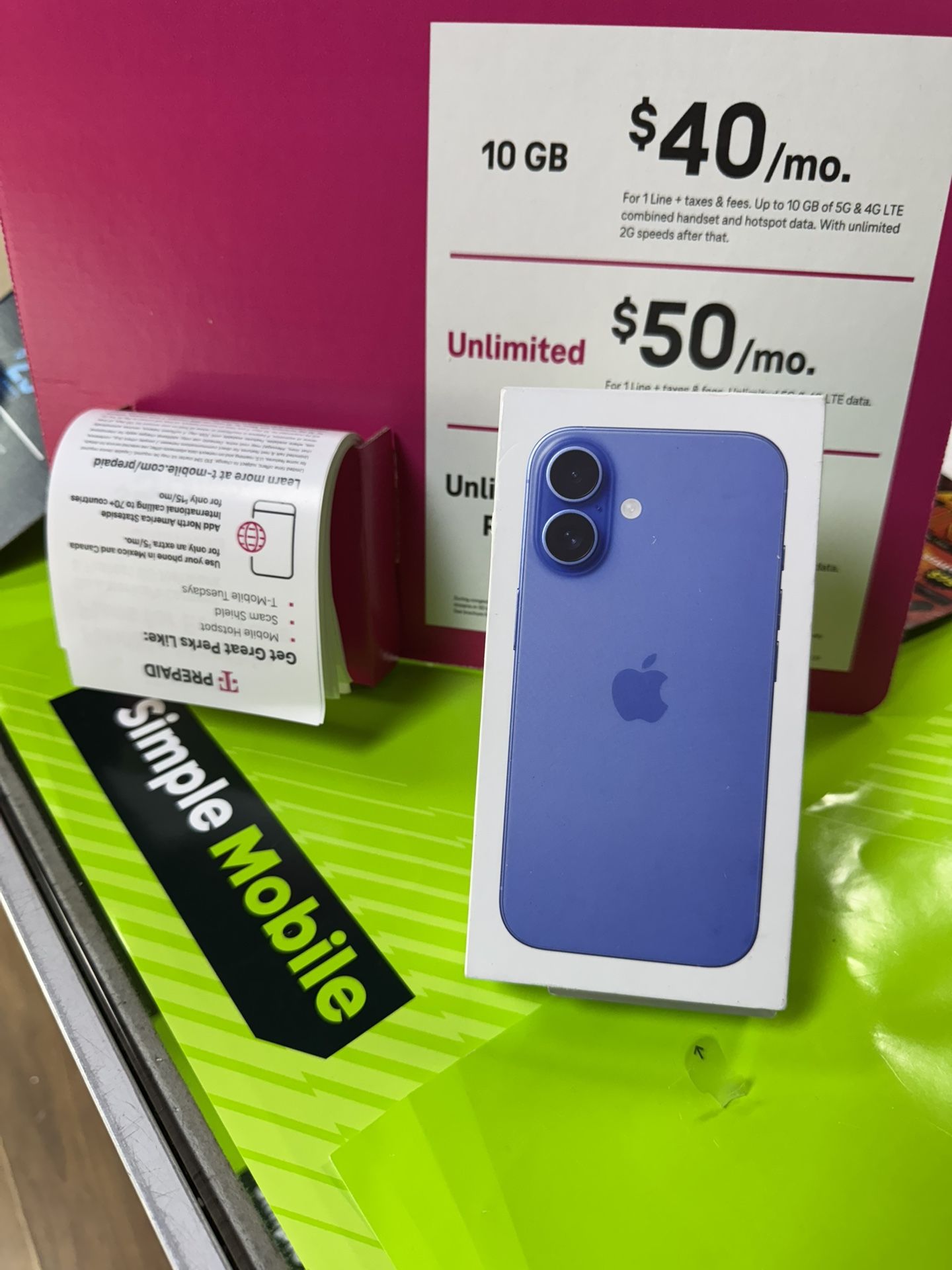 iPhone 16 256GB UNLOCK NEW CASH ONLY 800 Cash Only