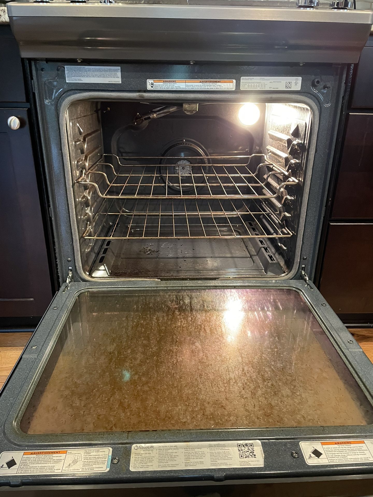 Whirlpool WEG730H0DS 30 Inch Slide-In Gas Range
