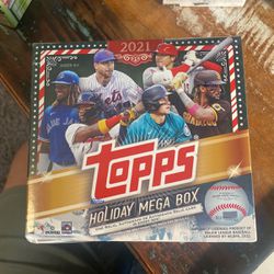 2021 Topps Holiday Baseball Card MEGA Box
