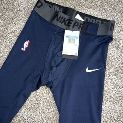 Nike Pro NBA Team Player Issue Basketball 3/4 Tights Pants Dri-FIT 