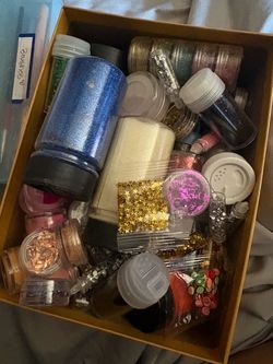 Nail glitters and foils