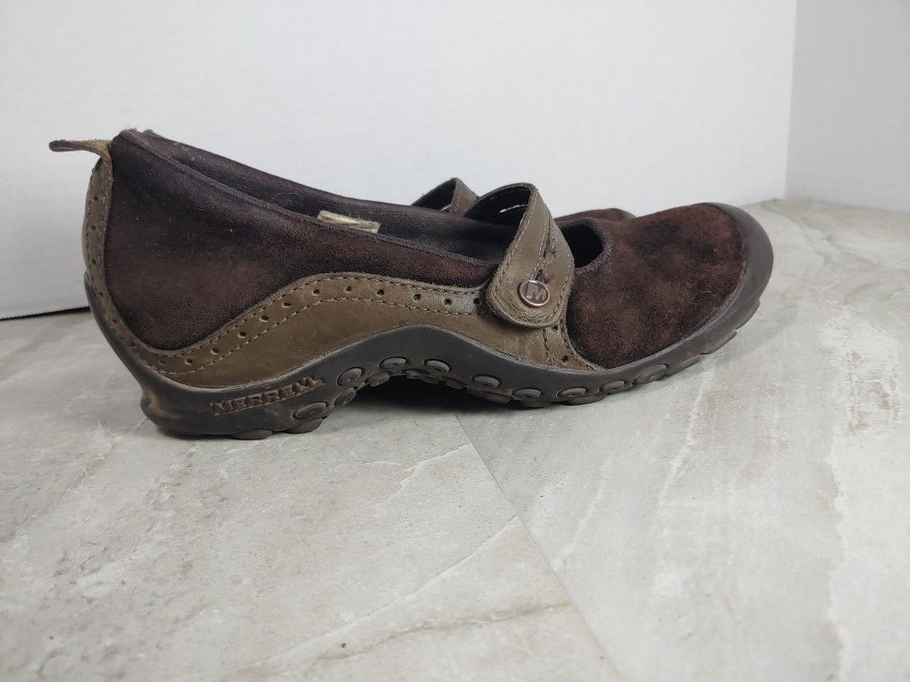 Brown Leather Keen Mary Jane Slip On Size U S 6
