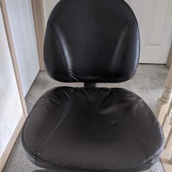 Office chair in Black leather