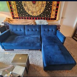Blue Sofa Couch