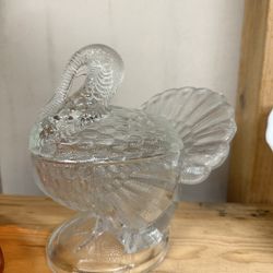 Vintage Turkey Candy Dish
