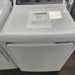 7.2 cu. it. vented Electric Dryer in White with Auto Dry and Extended Tumble