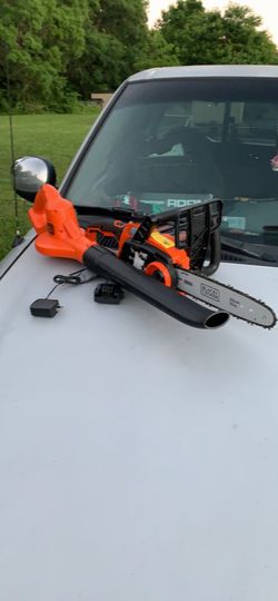 20 volt chainsaw and blower