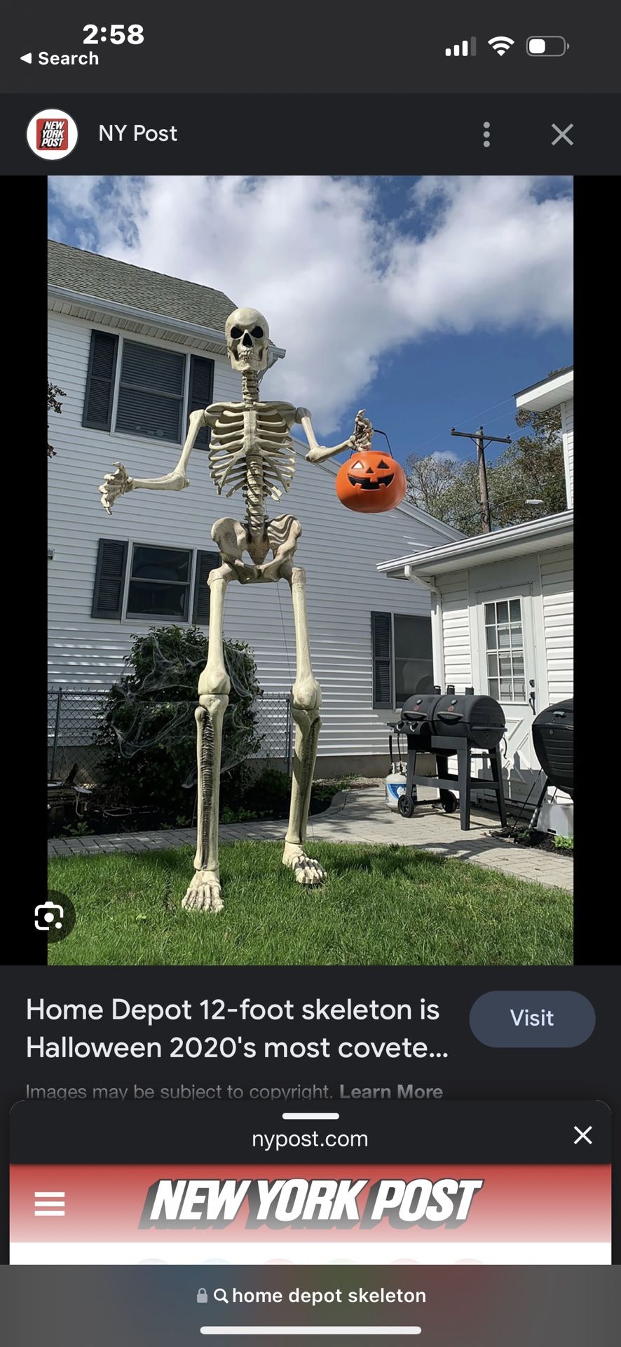 Home depot Skeleton for Sale in San Antonio, TX OfferUp