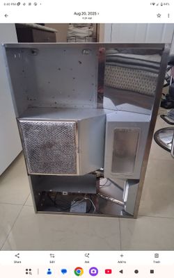 Stainless Steel Range Hood Unit (stove top air vent and light)