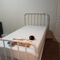 Twin Frame, Mattress And Box Spring