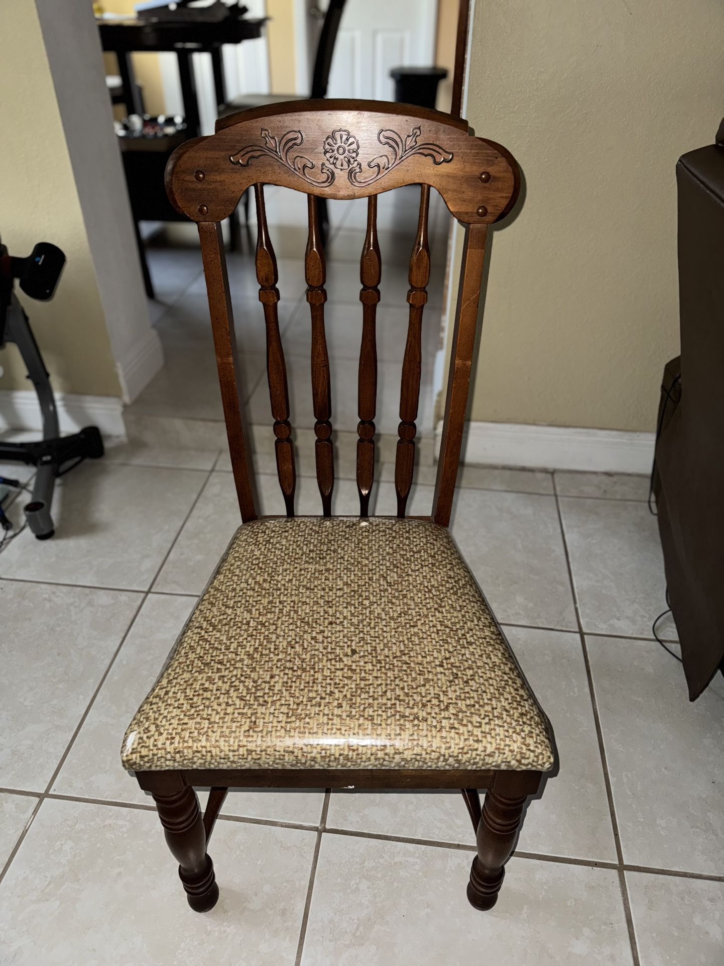 Two Classic Wooden Chairs