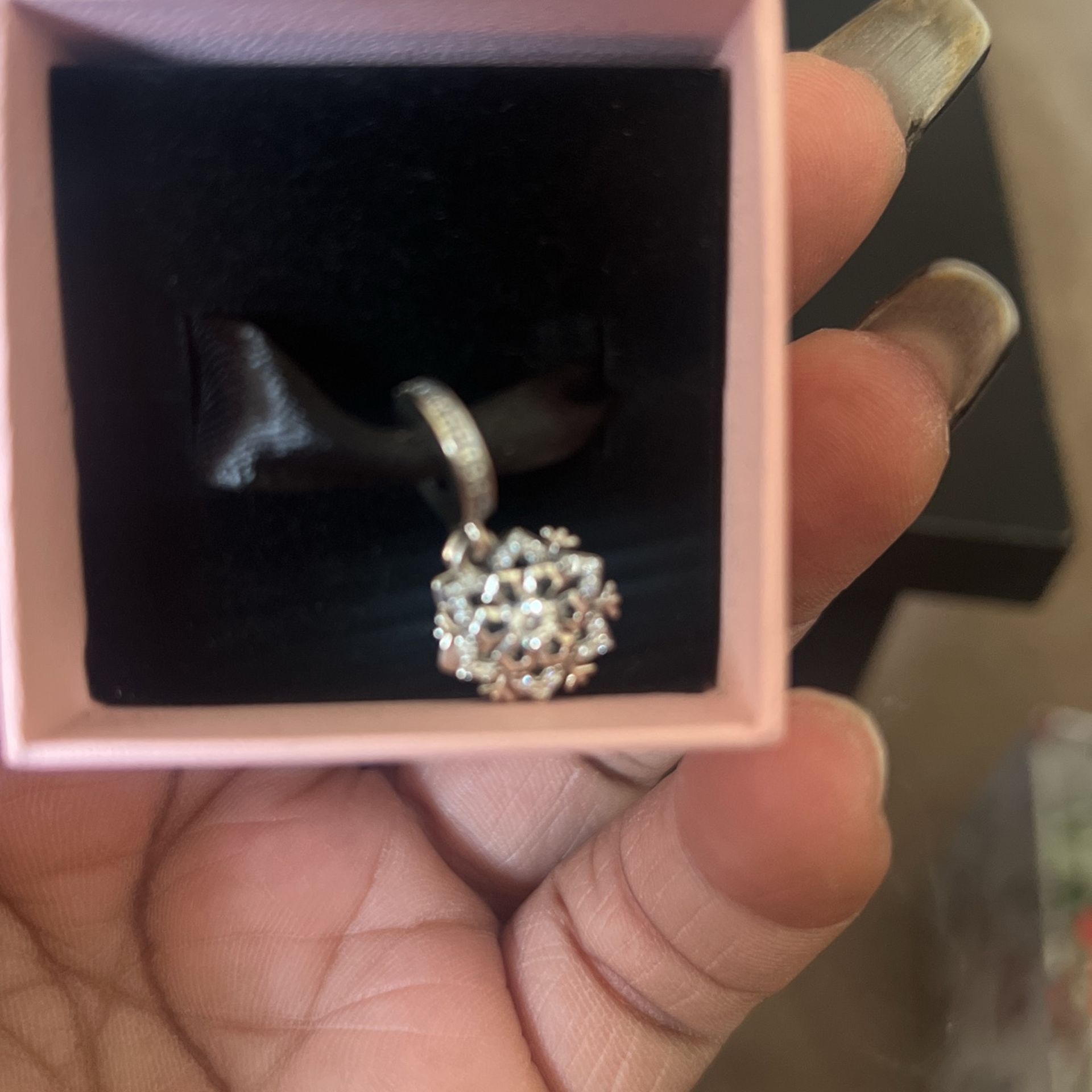 Double Snowflake Pandora Charm