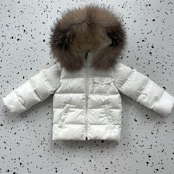 Moncler K2 Down Puffer With A Fur Hood Size 3 