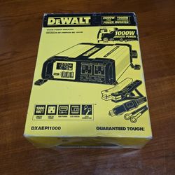 Dewalt 1000-Watt Portable Car Power Inverter with Triple USB Ports No Low Offers/ Trades, Pls. Pick up in Burien Yes Available 