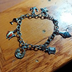 Sterling Silver Charm Bracelet