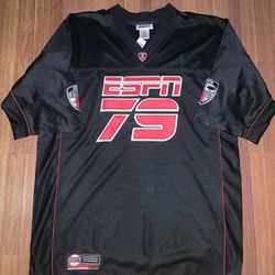 NFL NBA MLB vintage starter black ESPN football jersey (Size: Large) BRAND NEW- $40
