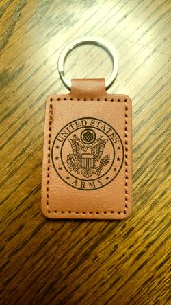 Custom Leather PU laser engraving