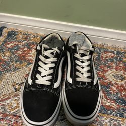 black old skool vans 