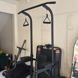 Power Tower Pull Up And Dip Bar