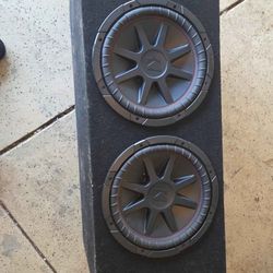 kicker 12s like new with box