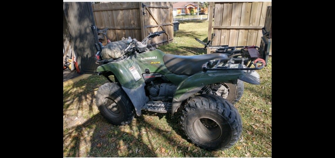 2007 Kawasaki Prarie 300 2x4