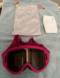 Spy Optic Snow Goggles Pink with Bag