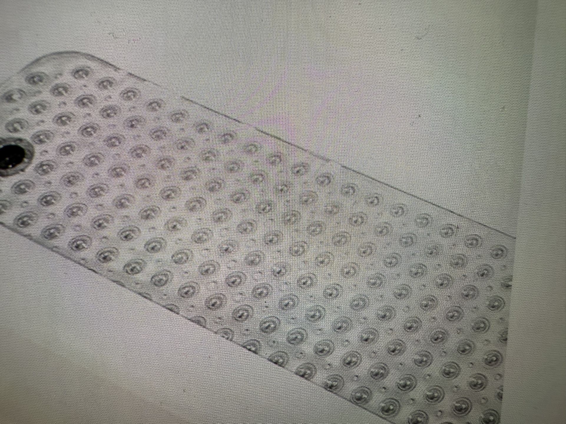 New - Extra Large No Slip shower and bath tub mat with suction cups and drain holes for no slip grip, machine washable extra large 40”x15, clear