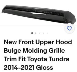 Toyota Tundra HOOD bulge 