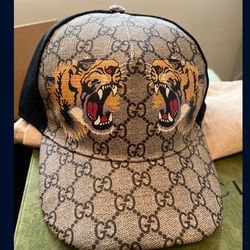 Gucci Tiger Print Hat 