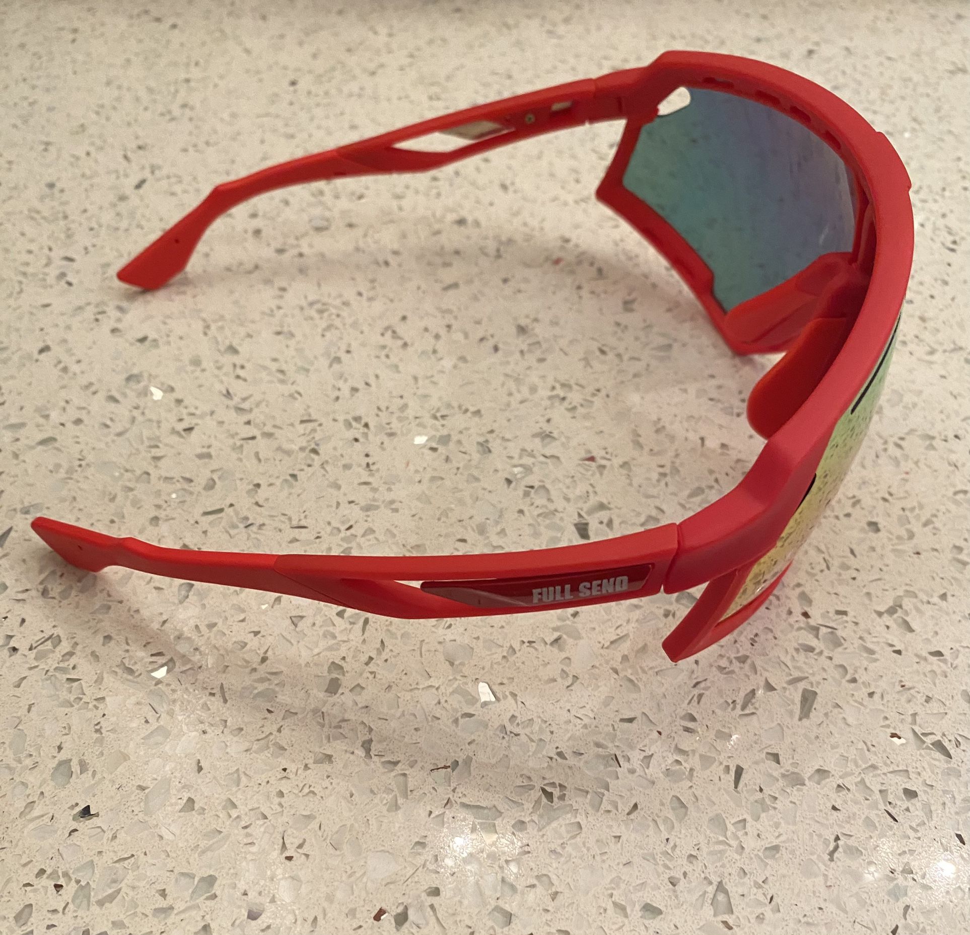 Full Send Nelk Boys Sunglasses Red for Sale in Inglewood CA