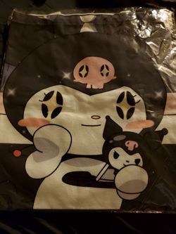 Kuromi Canvas Tote Bag (New)